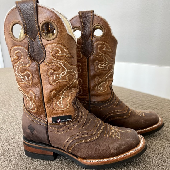 Red Diamond Cowboy Boots | Poshmark